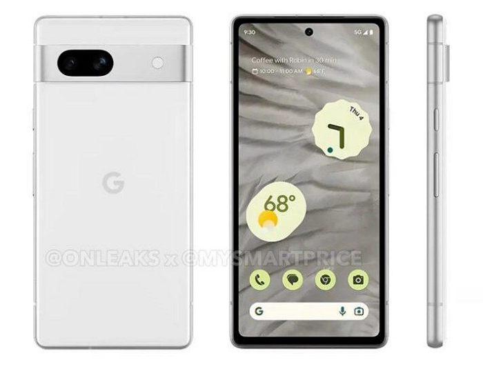 Google Pixel 7a 渲染圖曝光：并將推出全新淡藍色
