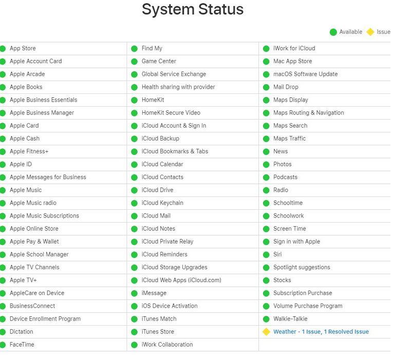 蘋果iOS天氣App全球大故障：問題持續一整天仍未解決