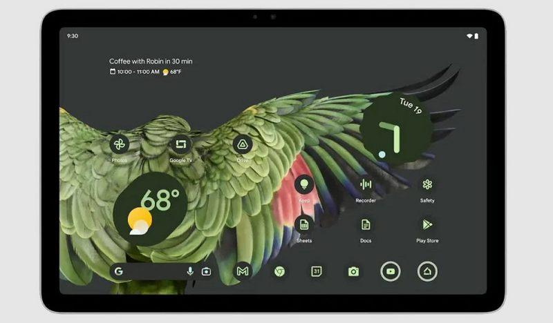 首款 Google Pixel Tablet 平板參數曝光 ：支持超寬帶、無線充電