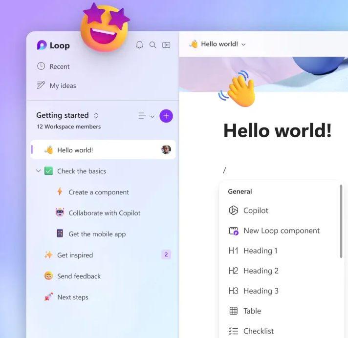 Microsoft Loop 開始公測 ：被稱為微軟版 Notion 