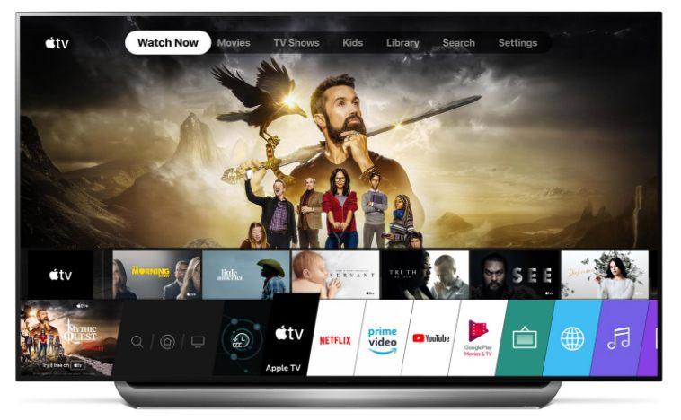 LG在webOS電視上增加Apple TV、Music等蘋果服務