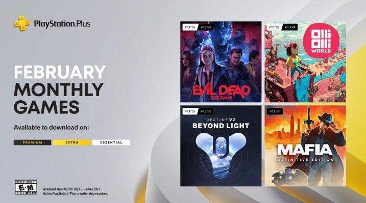 PS Plus 2023 年 2 月游戲陣容公開:《天命2: 光能之上》、《四海兄弟：決定版》等你下載