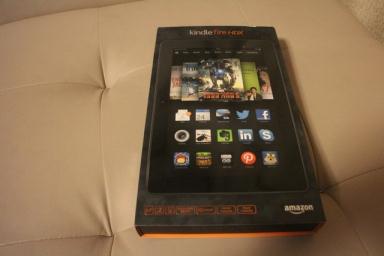 Kindle Fire HDX 8.9包裝盒正面