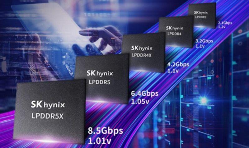 SK海力士發布最新 LPDDR5T RAM ：更快更省電