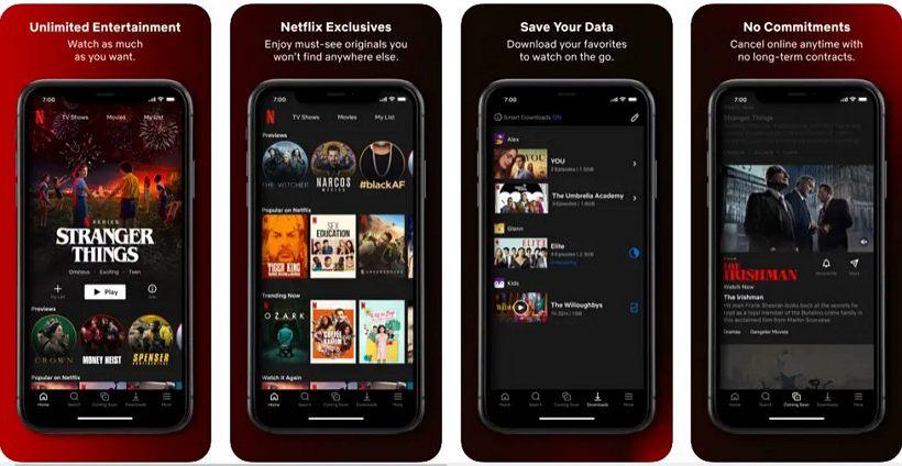 Netflix奈飛為 iOS App 推出全新界面：體驗超贊