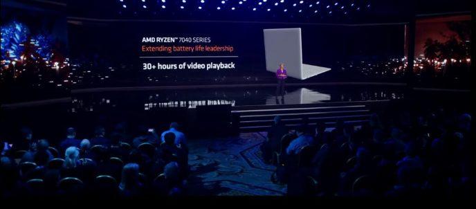 AMD Ryzen 7040 發(fā)布：宣稱比 M1 Pro 快30%且續(xù)航達30小時