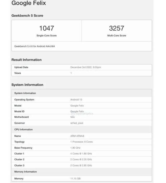 爆料稱谷歌折疊手機 Pixel Fold 將于2023年5月亮相