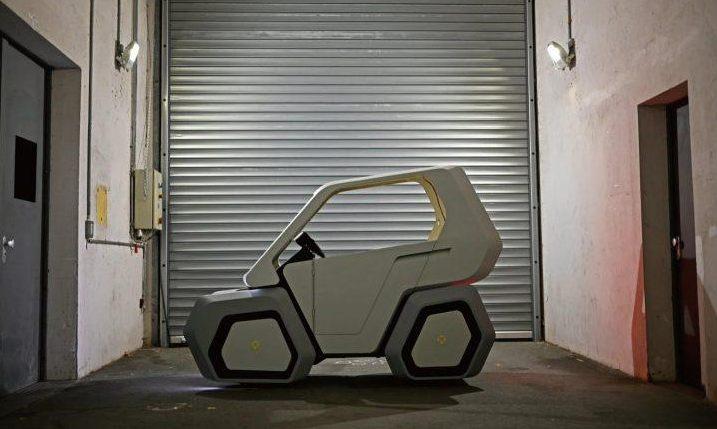 3D打印迷你電動車，不用駕照就能在路上駕駛