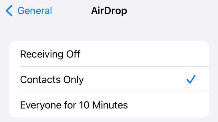 蘋果將來會在全球推廣AirDrop功能每次最多10分鐘限制
