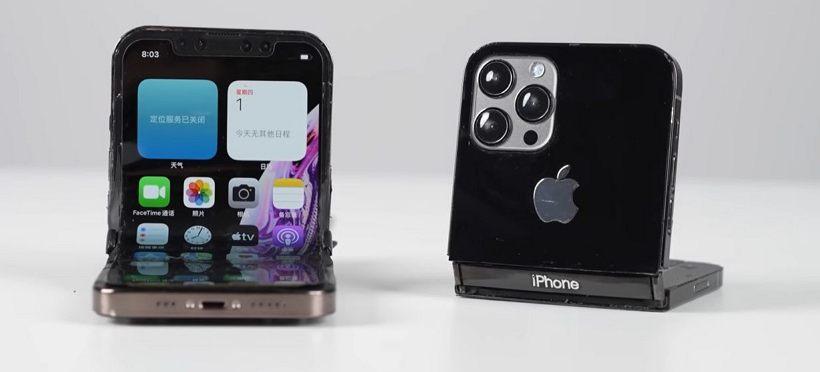 DIY達人瘋狂改造的全球首臺折疊式 iPhone 問世
