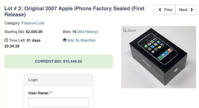 如果你仍有初代iPhone連盒　這可能價值3萬美元！