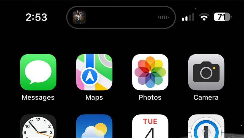 iOS 16.1 為靈動島加入新視覺設計