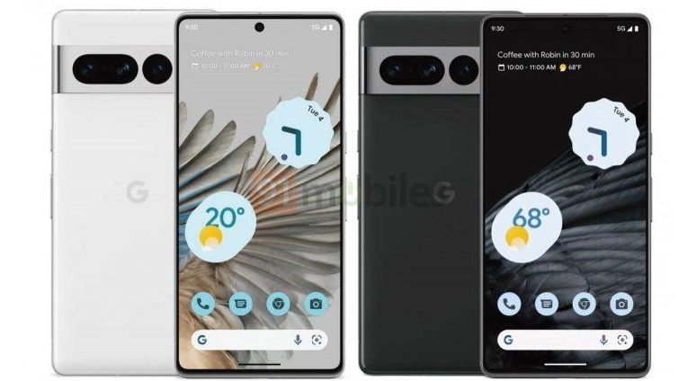 Google Pixel 7 和 Pixel 7 Pro 正面和背面渲染圖曝光，售價 599 美元起