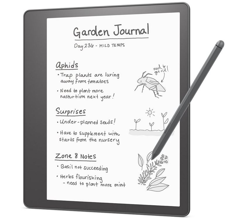 亞馬遜發布支持手寫筆的10.2寸Kindle Scribe