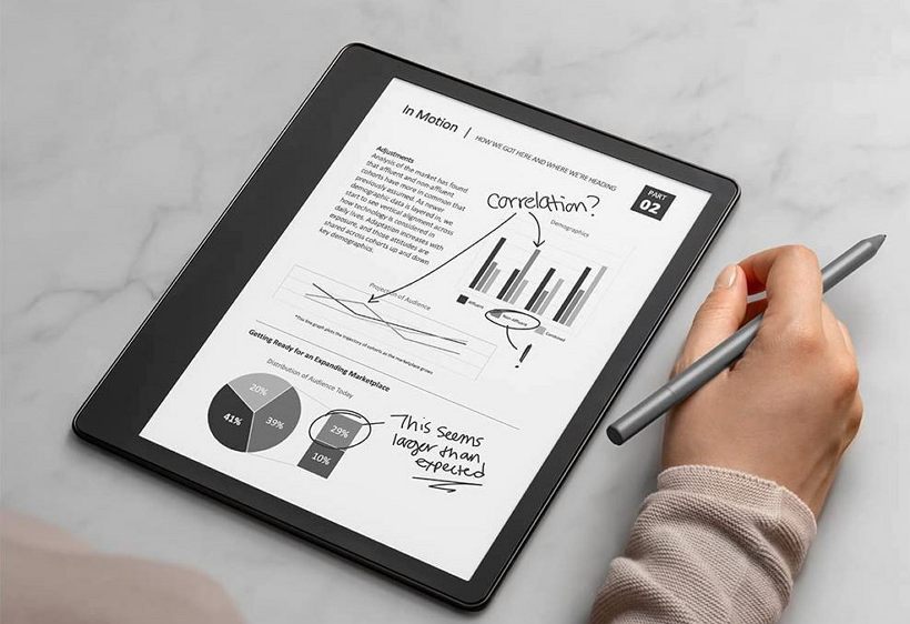 亞馬遜發布支持手寫筆的10.2寸Kindle Scribe