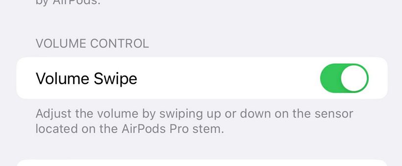 iOS 16.1 可讓 AirPods Pro 2 用戶選擇關掉觸控功能