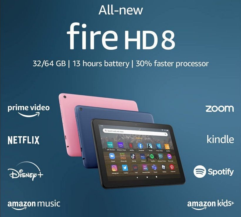 Amazon發布2022版Fire HD 8 ：速度快30%