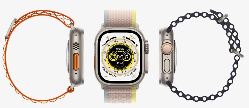 Apple Watch Ultra 電池容量比 45mm S8 大 76%