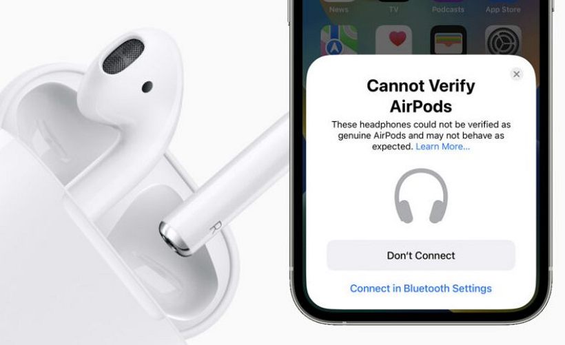 蘋果出招打山寨AirPods ：升級(jí) iOS 16 后山寨AirPods現(xiàn)原形