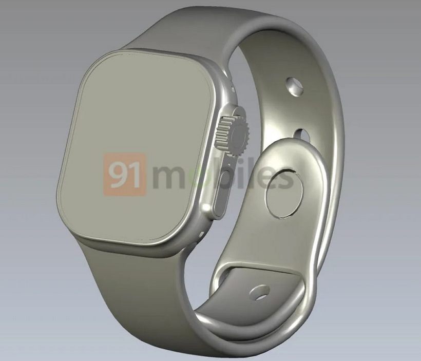 Apple Watch Pro CAD圖曝光：出現神秘物理按鍵