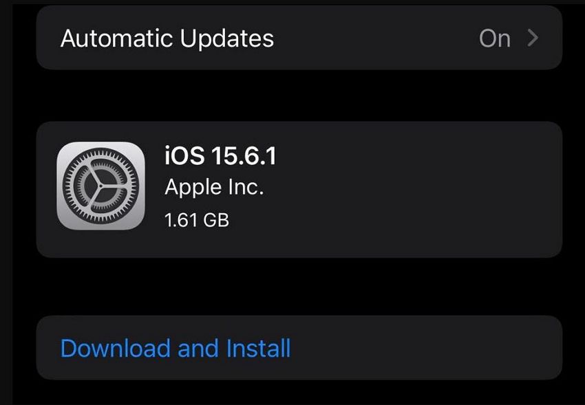 蘋果推出 iOS 15.6.1 / iPadOS 15.6.1 固件并呼吁盡快更新
