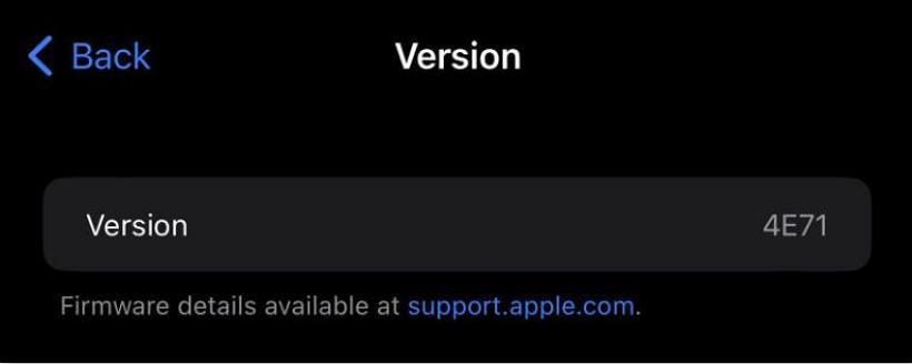 蘋(píng)果開(kāi)始通過(guò) iOS 16 分享 AirPods 固件更新的新內(nèi)容