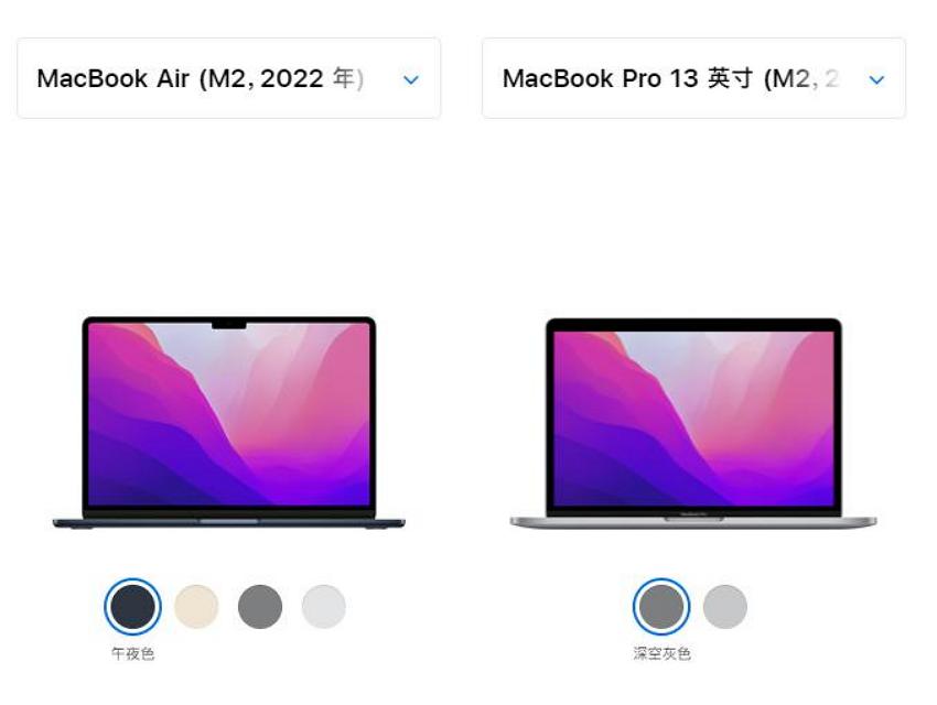 M2 MacBook Air和M2 MacBook Pro買哪個好？怎么選？