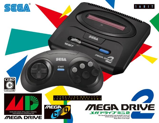 SEGA宣布將推全新迷你復刻主機Mega Drive Mini 2