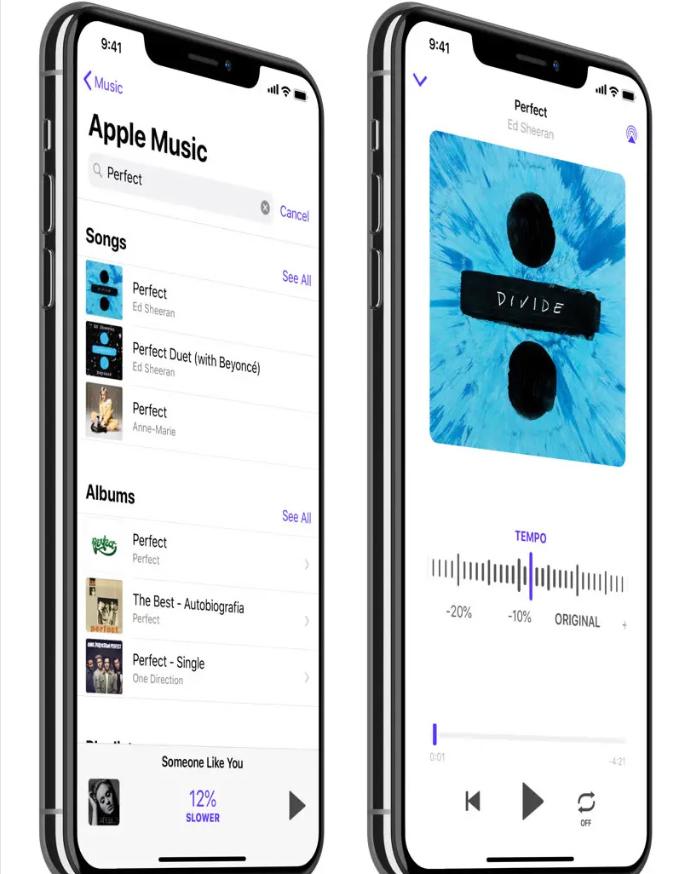 蘋果iOS 15.5重新引入Apple Music API：允許修改歌曲播放速度