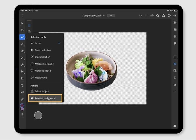 蘋果iPad版Photoshop更新新功能 ：快速去背景功能登場