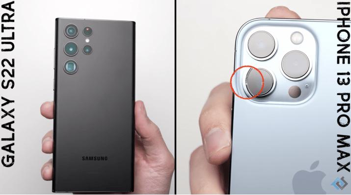 三星Galaxy S22 Ultra與iPhone 13 Pro Max跌落測試大比拼：看誰比較耐摔