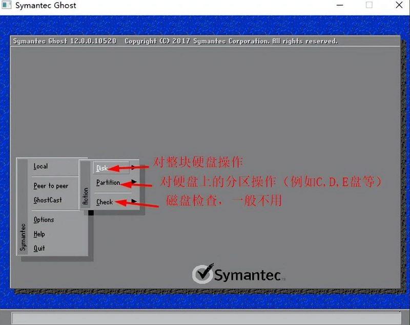ghost還原系統圖解(ghost軟件使用方法圖解)