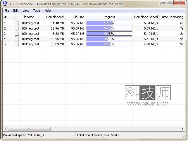 HTTP Downloader - 多線程高速下下載器