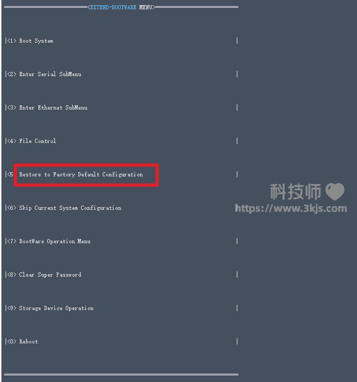 華三交換機怎么恢復出廠設置_h3c交換機恢復出廠設置的具體方法