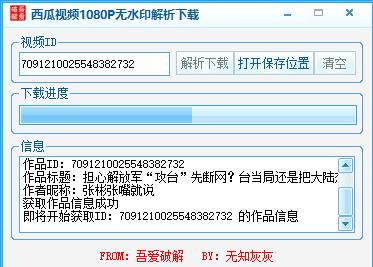 如何下載西瓜視頻 - 西瓜視頻解析下載工具及使用教程