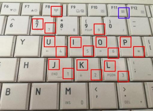 筆記本電腦按鍵按字母顯示數字的原因和解決辦法
