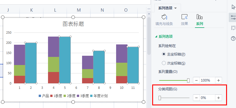 如何用Excel制作堆積柱形圖(Excel堆積柱形圖制作教程)-6