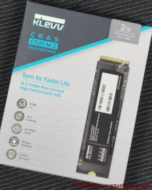 KLEVV CRAS C920 Gen4x4 2TB M.2 SSD評測開箱