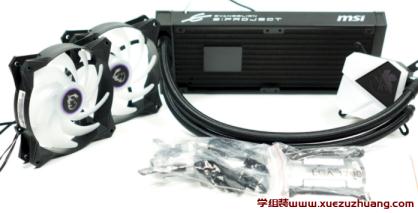 MSI MAG CORELIQUID C240 EVA e-PROJECT AIO水冷散熱器開箱