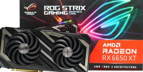 ROG Strix Radeon RX 6650 XT OC顯卡評測開箱