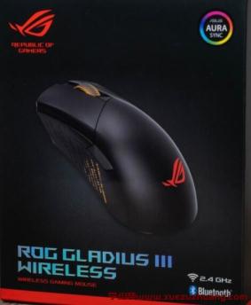 ROG Gladius III Wireless無線電競鼠標開箱評測