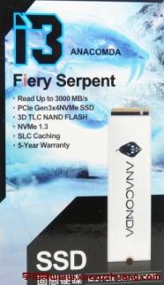ANACOMDA i3 PCIe 3.0 SSD評測開箱