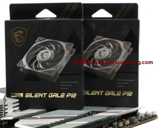 MSI MEG SILENT GALE P12高效能靜音風扇開箱