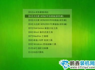 大白菜u盤裝系統(tǒng)教程
