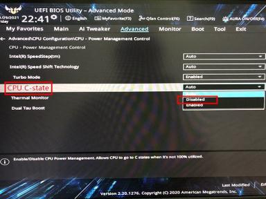 如何禁用C-State功能？關(guān)閉intel CPU的C-State省電模式方法