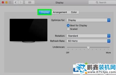 蘋果電腦投影顯示不完整是什么原因？