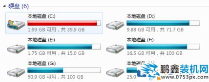 c盤滿了怎么辦,教你在不分區的情況下擴充c盤容量