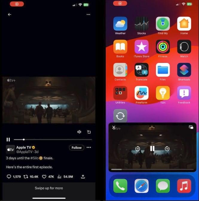 推特為iOS用戶加入畫中畫模式：離開App也可看視頻
