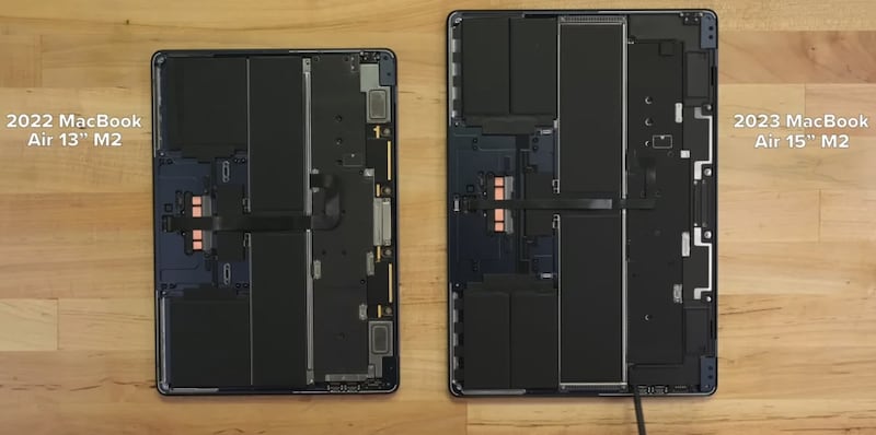 iFixit解拆15寸 MacBook Air ：來看看與13寸有什么區別