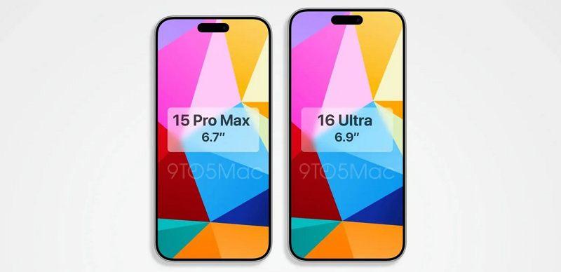 6.9 寸 iPhone 16 Ultra CAD 圖來了！屏幕跟 Pro Max 差別較大